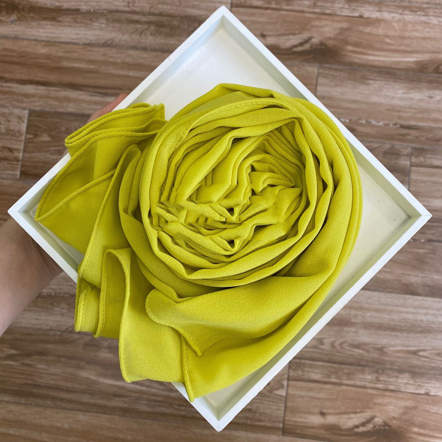 Solid Pearl Chiffon Women’s Fashion Scarf