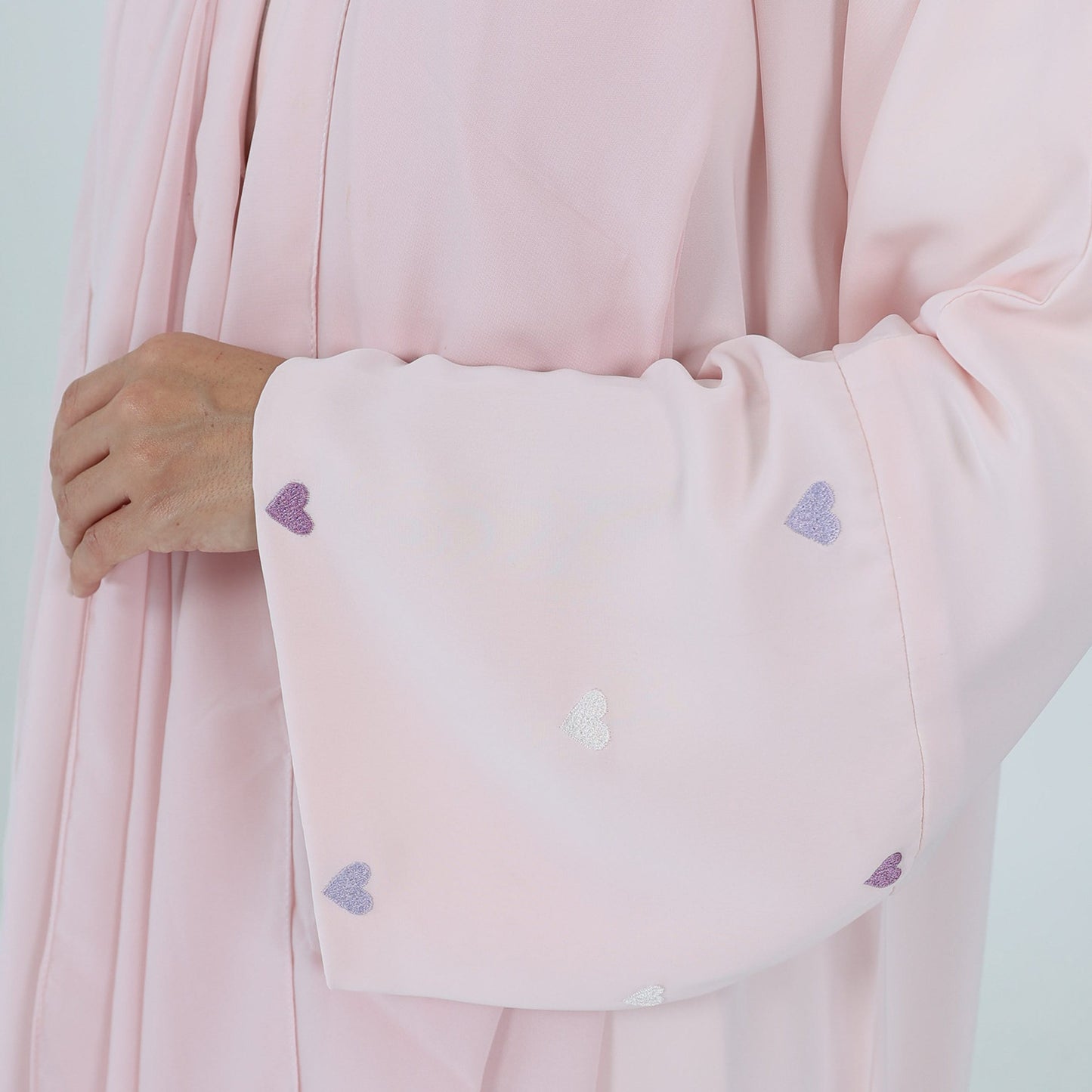 Love Embroidered Cardigan Robe Dress Dubai