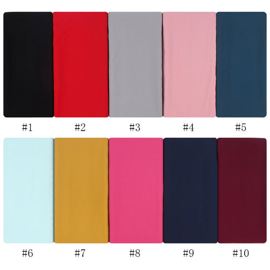 Pearl Chiffon Monochrome Women Scarf