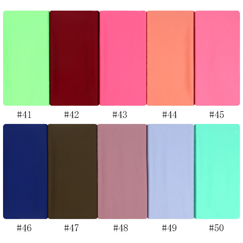 Pearl Chiffon Monochrome Women Scarf