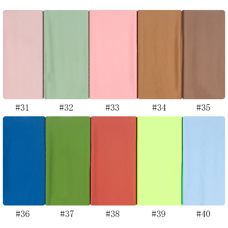 Pearl Chiffon Monochrome Women Scarf