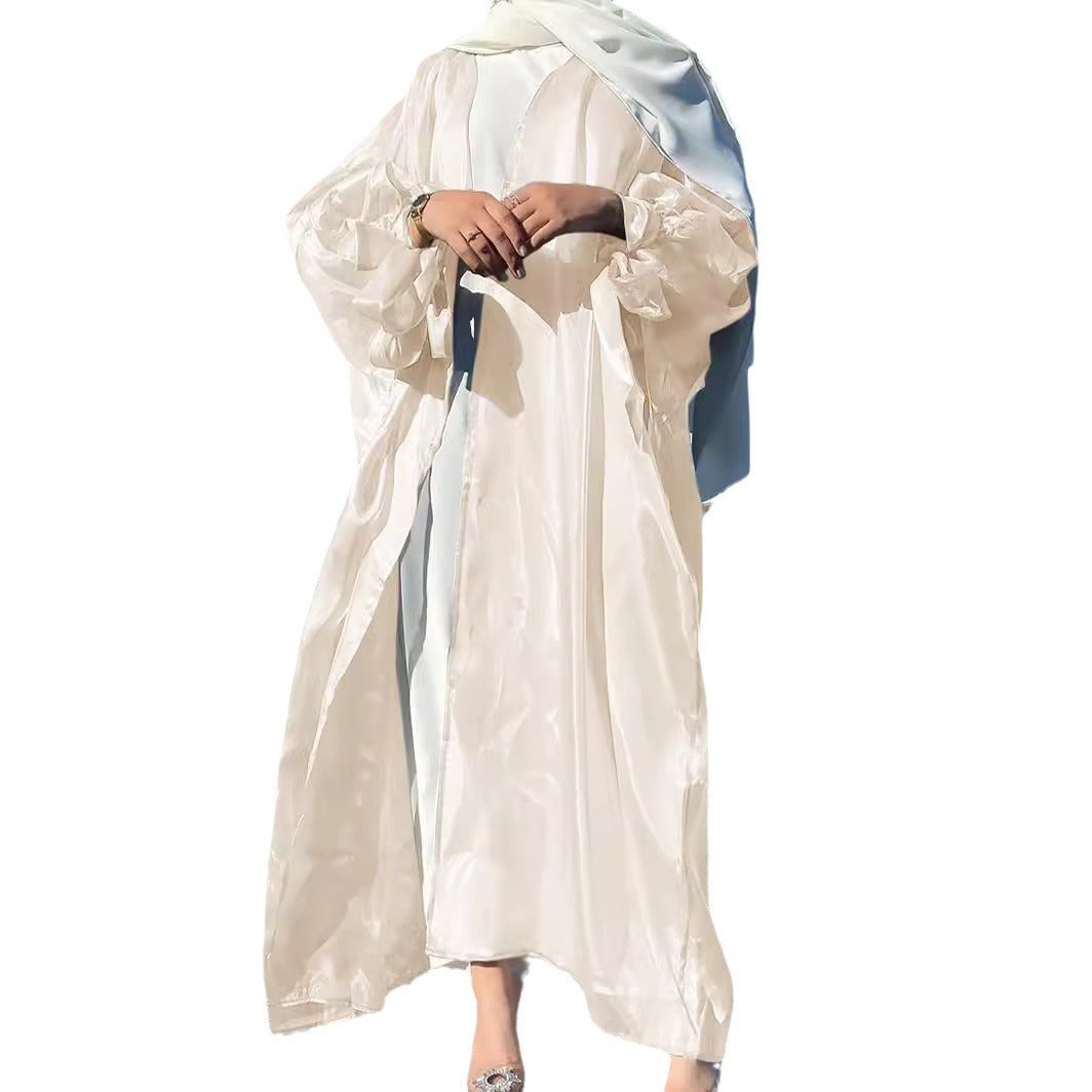 Puff Sleeve Dubai Elegant Coat for Women