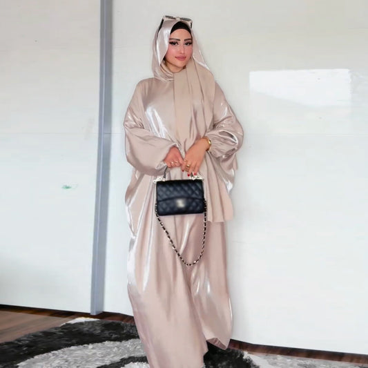 Middle East Robe with Headscarf Dubai Women Set