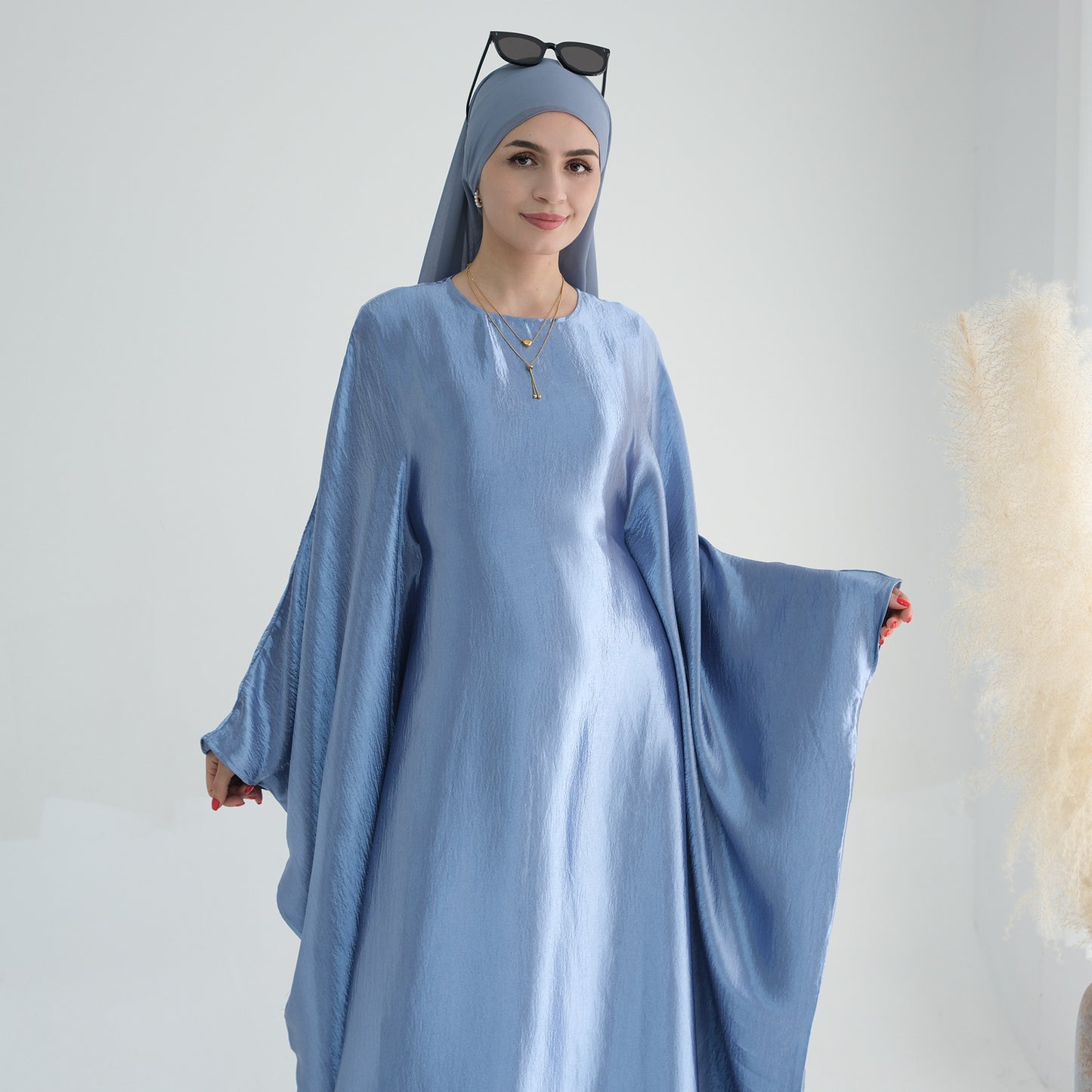 Bright Elegant Long Dress for Dubai Women