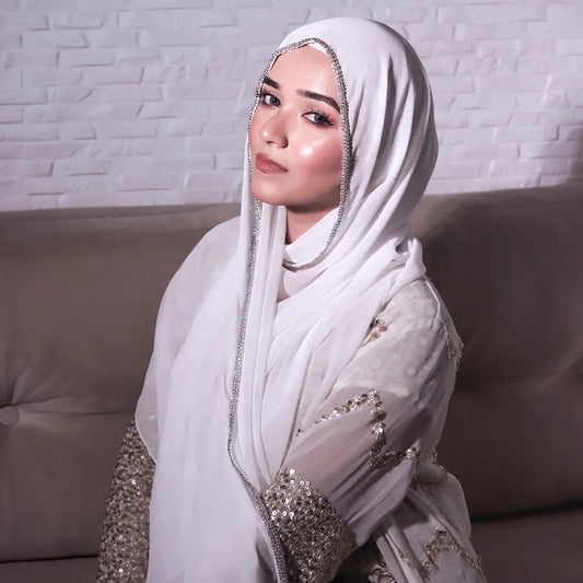 Chiffon Chain Print Ethnic Style Fashion Scarf