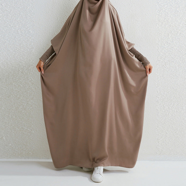 Swing Solid Color Dress Robe Dubai Collection