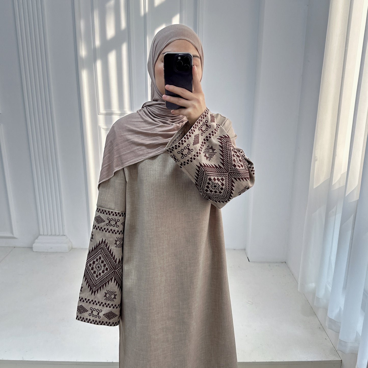 Embroidered Turkish Party Robe Dress Dubai