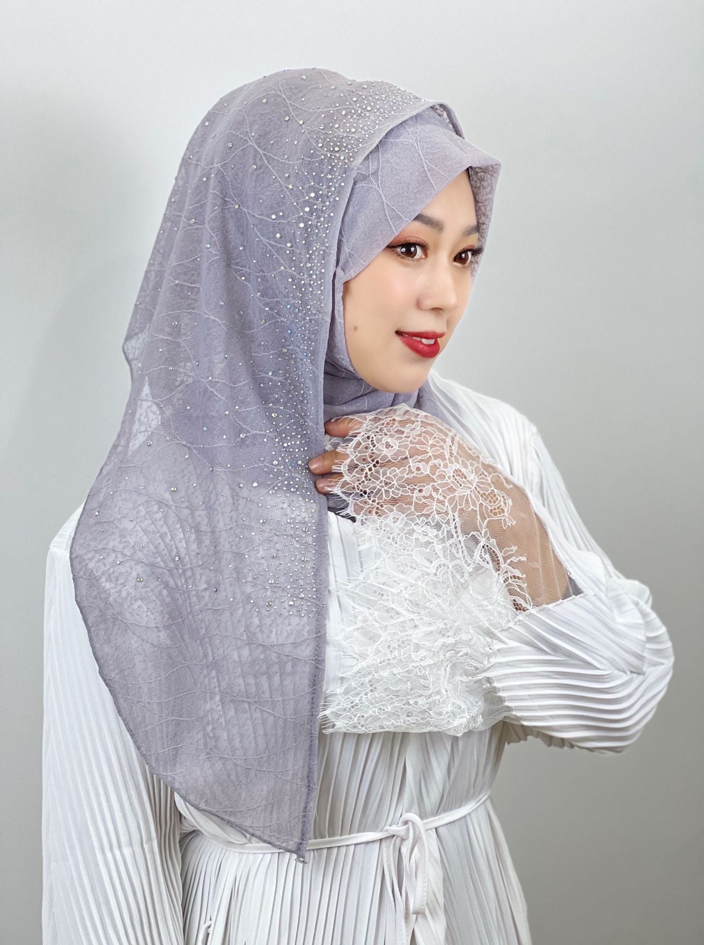 Light Diamond Women’s Baotou Fashion Scarf