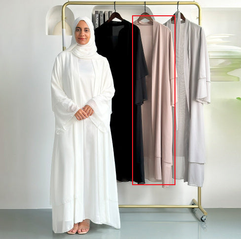 Breathable Cardigan Robe Dress Dubai Style