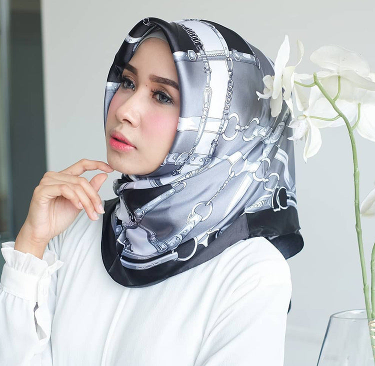 Big Square Fashion Simulation Silk Scarf Women