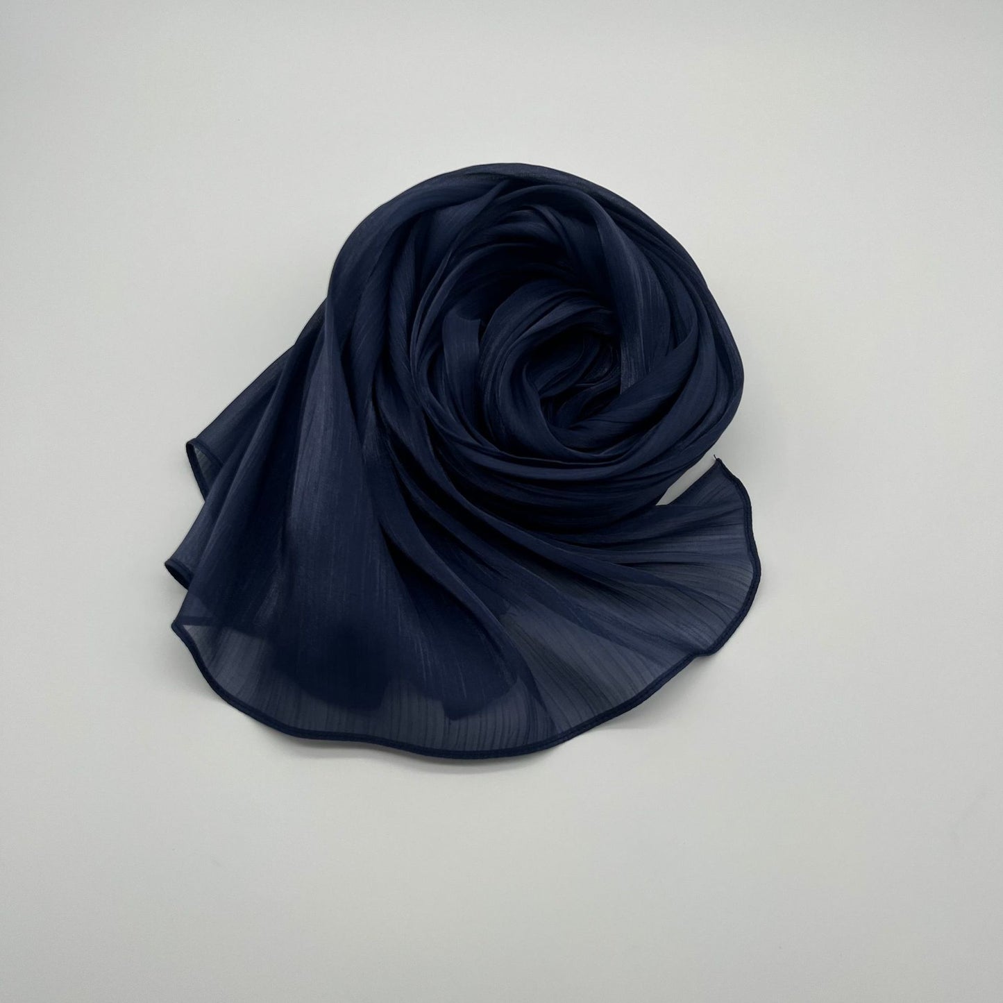 Shiny Satin Fashion Scarf Elegant Malay Style