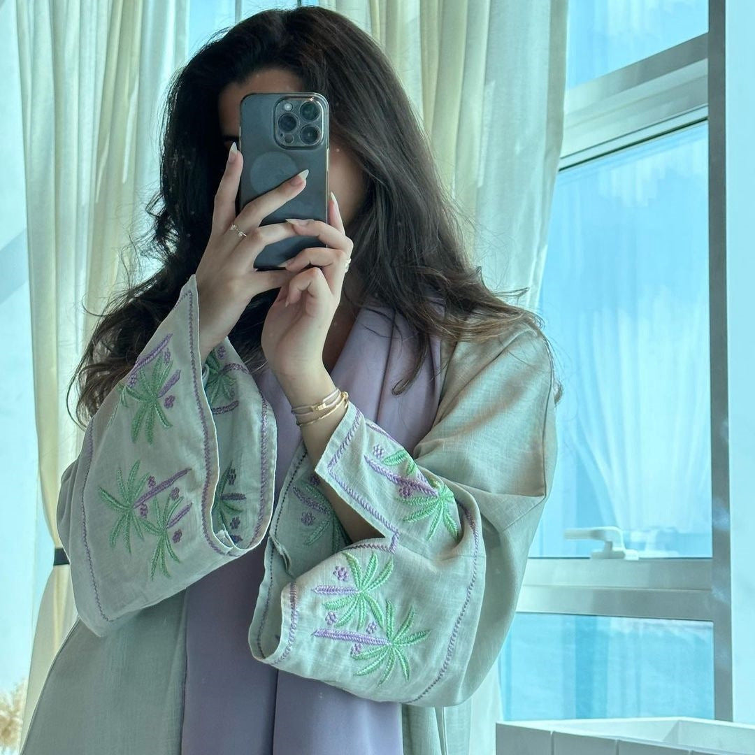 Loose Casual Dubai Muslim Suit for Women