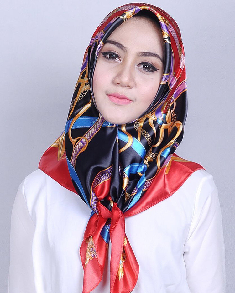 Big Square Fashion Simulation Silk Scarf Women