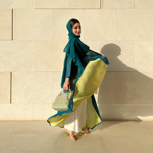 Chiffon Robe Dress Multi-Color Dubai Fashion