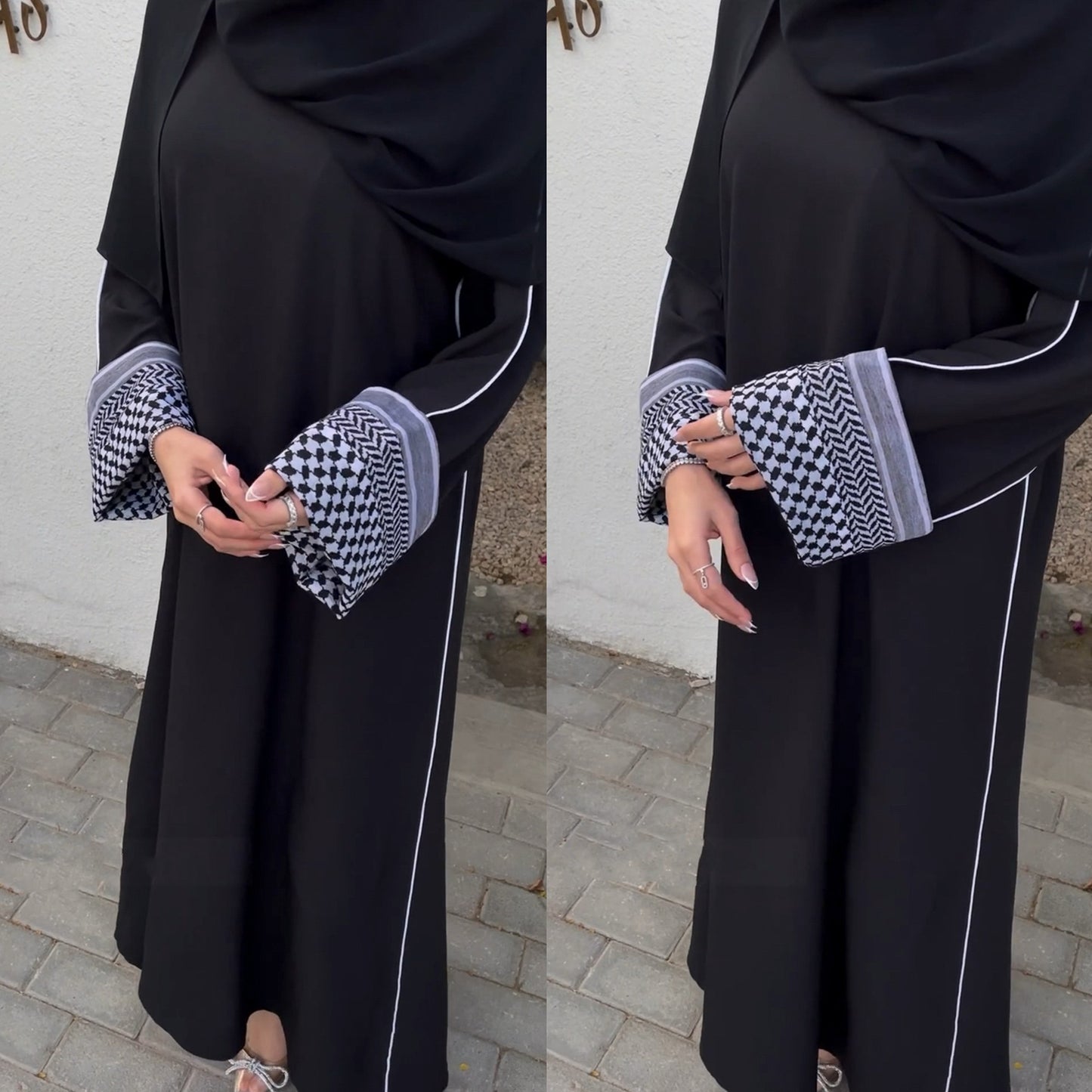 Stitching Series Elegant Robe Dress Dubai