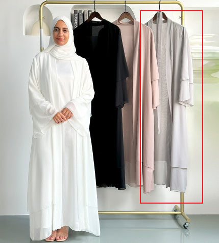 Breathable Cardigan Robe Dress Dubai Style