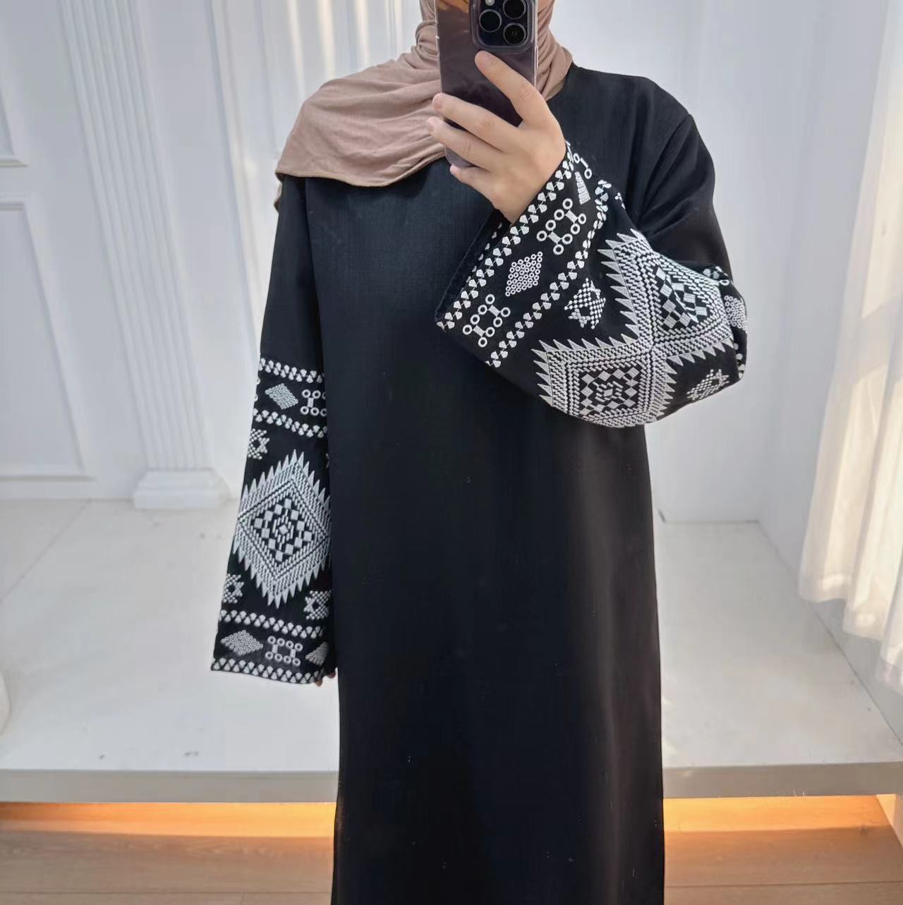 Embroidered Turkish Party Robe Dress Dubai
