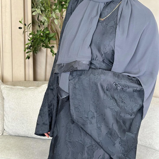 Casual Solid Color Dress Dubai Turkey Style