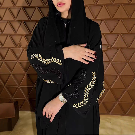 Middle East Dubai Embroidery Robe Fashion Outerwear