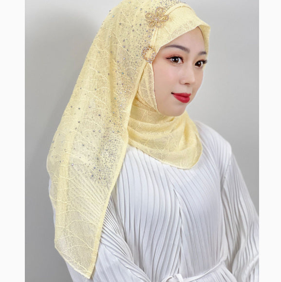 Light Diamond Women’s Baotou Fashion Scarf