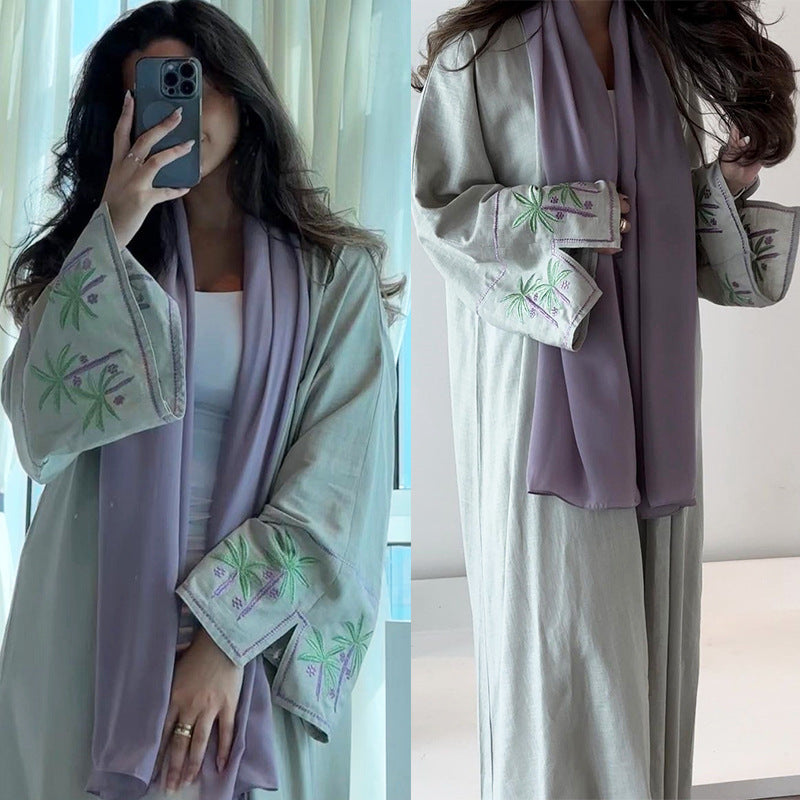 Loose Casual Dubai Muslim Suit for Women