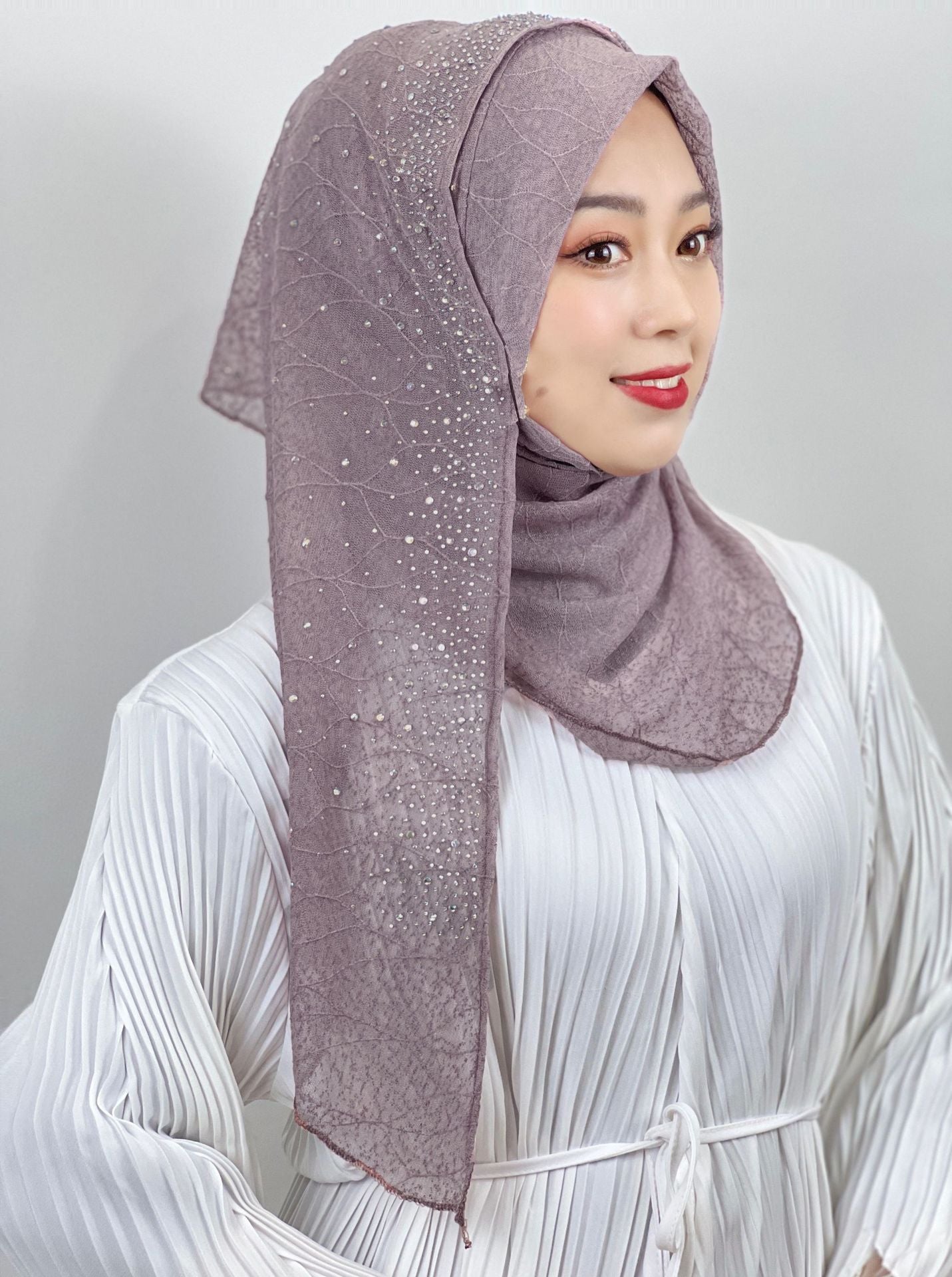 Light Diamond Women’s Baotou Fashion Scarf