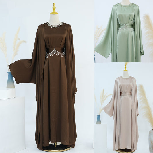Crystal Chain Dubai Two-Piece Suit for Women