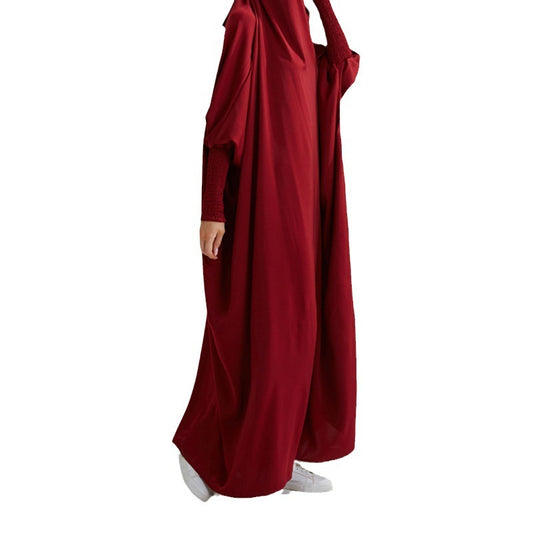 Swing Solid Color Dress Robe Dubai Collection