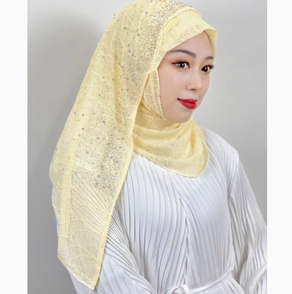 Light Diamond Women’s Baotou Fashion Scarf