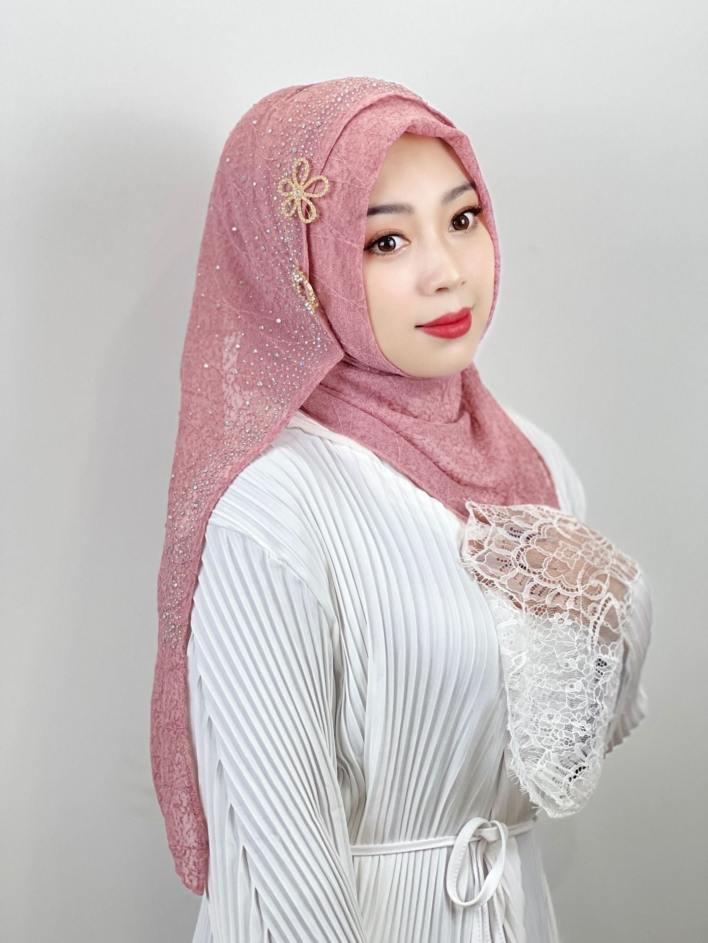 Light Diamond Women’s Baotou Fashion Scarf