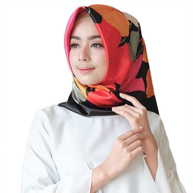 Big Square Fashion Simulation Silk Scarf Women