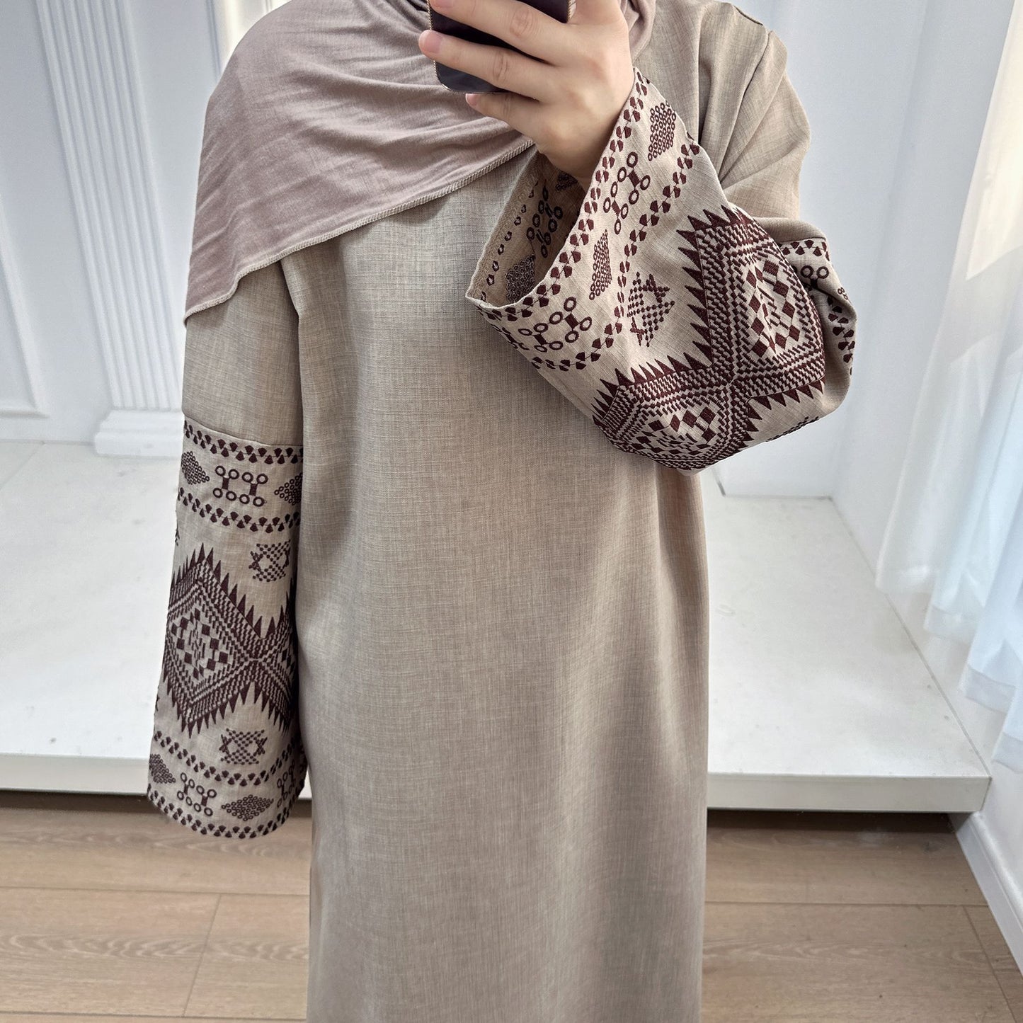 Embroidered Turkish Party Robe Dress Dubai