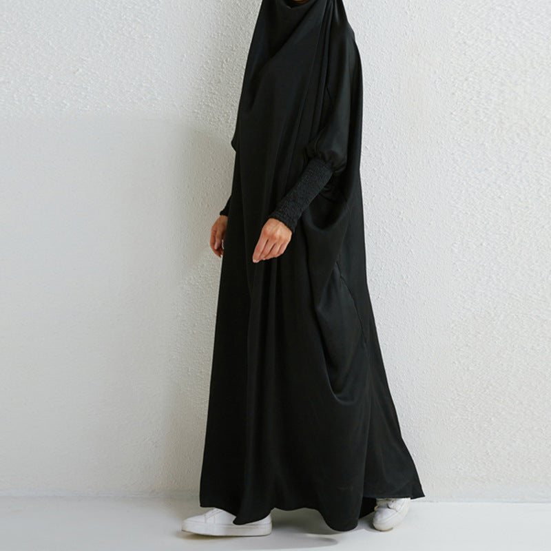 Swing Solid Color Dress Robe Dubai Collection