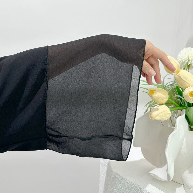 Breathable Cardigan Robe Dress Dubai Style