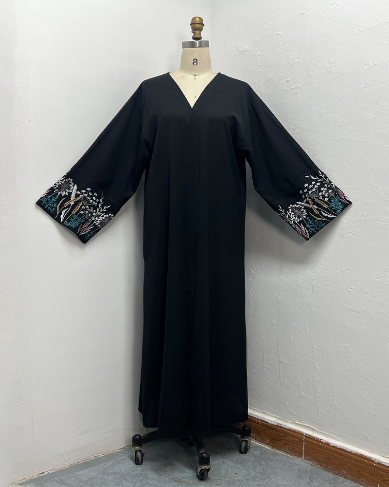 Women Embroidered Robe Outerwear Dubai Wear