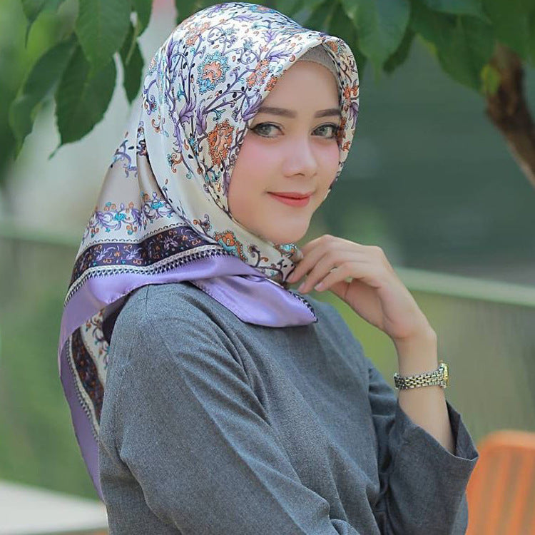 Big Square Fashion Simulation Silk Scarf Women