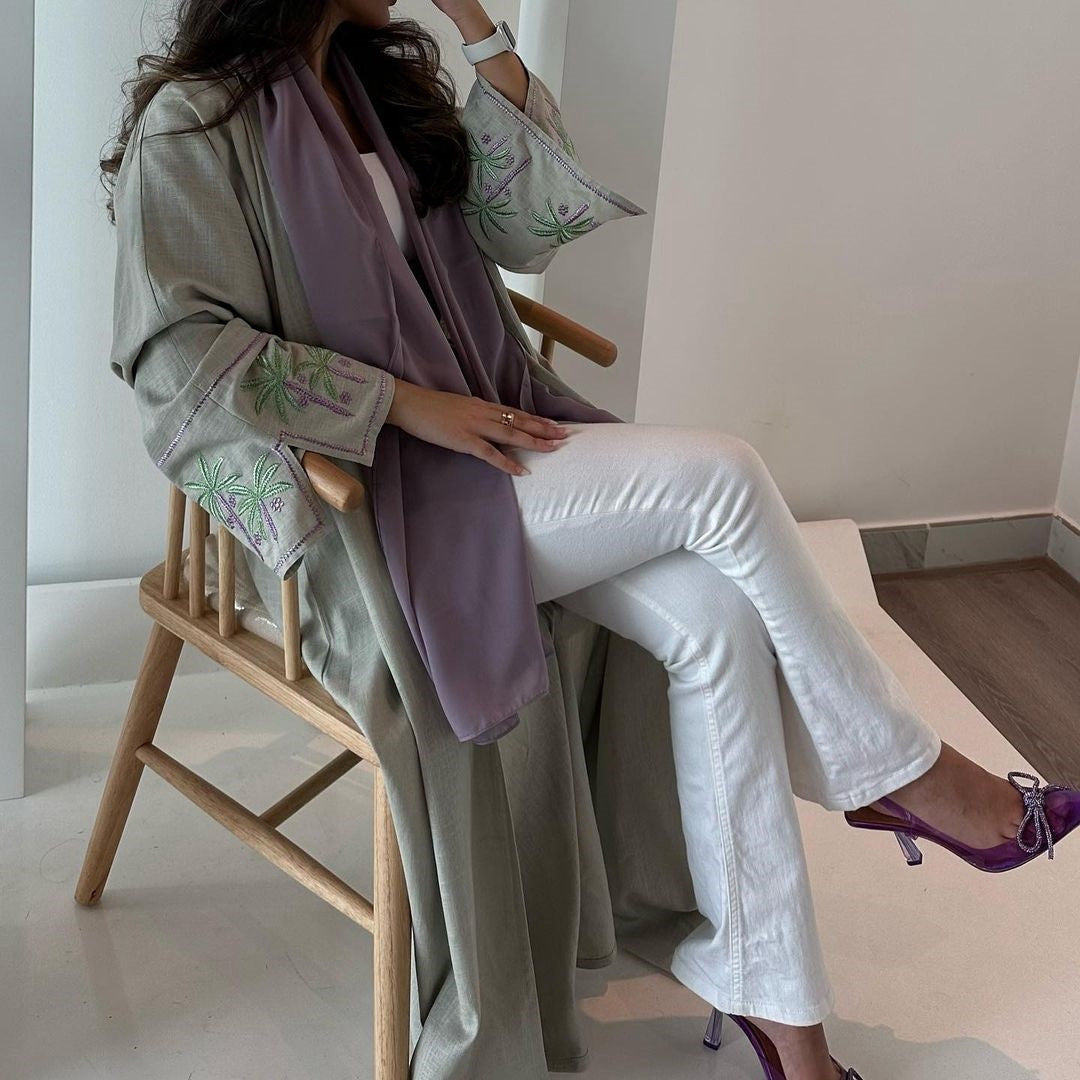 Loose Casual Dubai Muslim Suit for Women