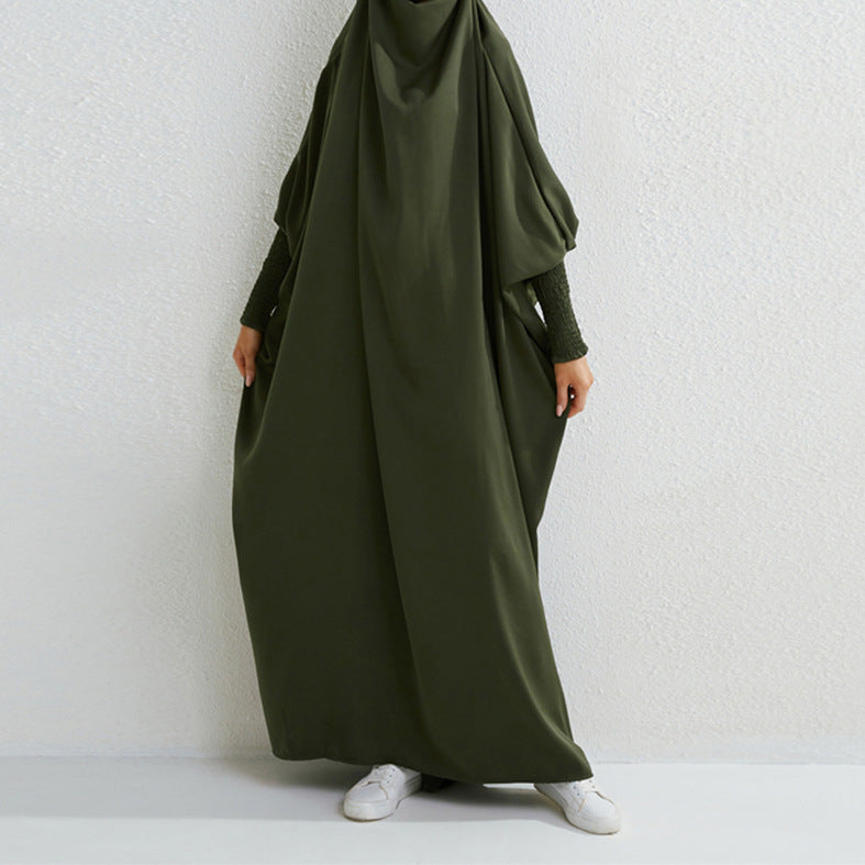Swing Solid Color Dress Robe Dubai Collection
