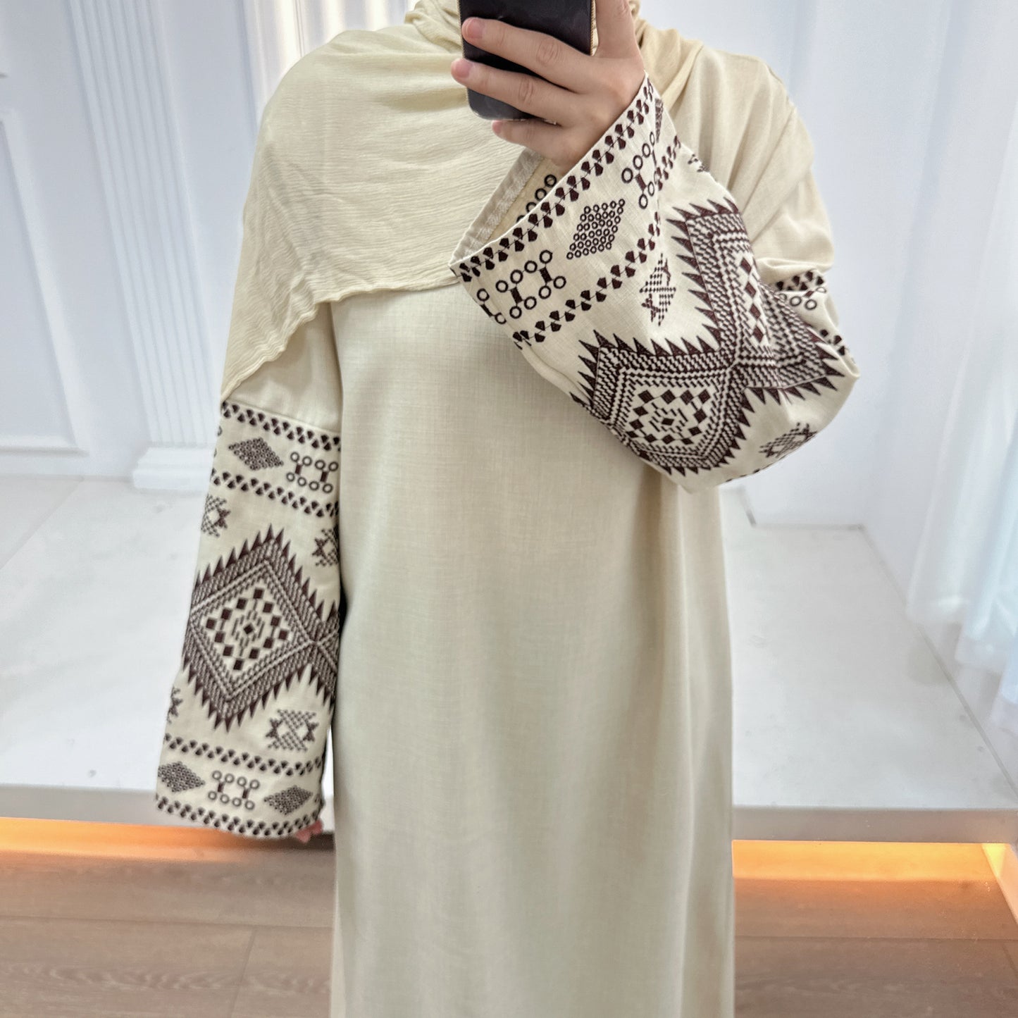 Embroidered Turkish Party Robe Dress Dubai