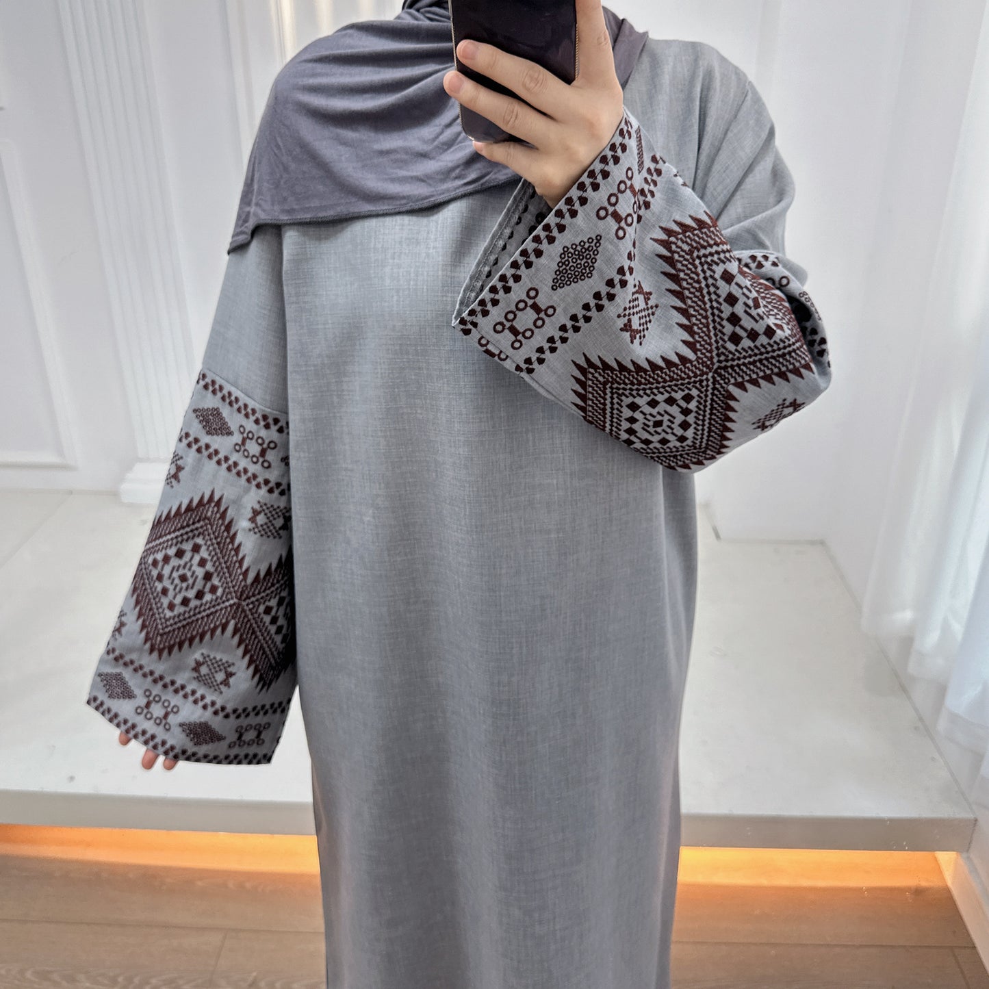 Embroidered Turkish Party Robe Dress Dubai