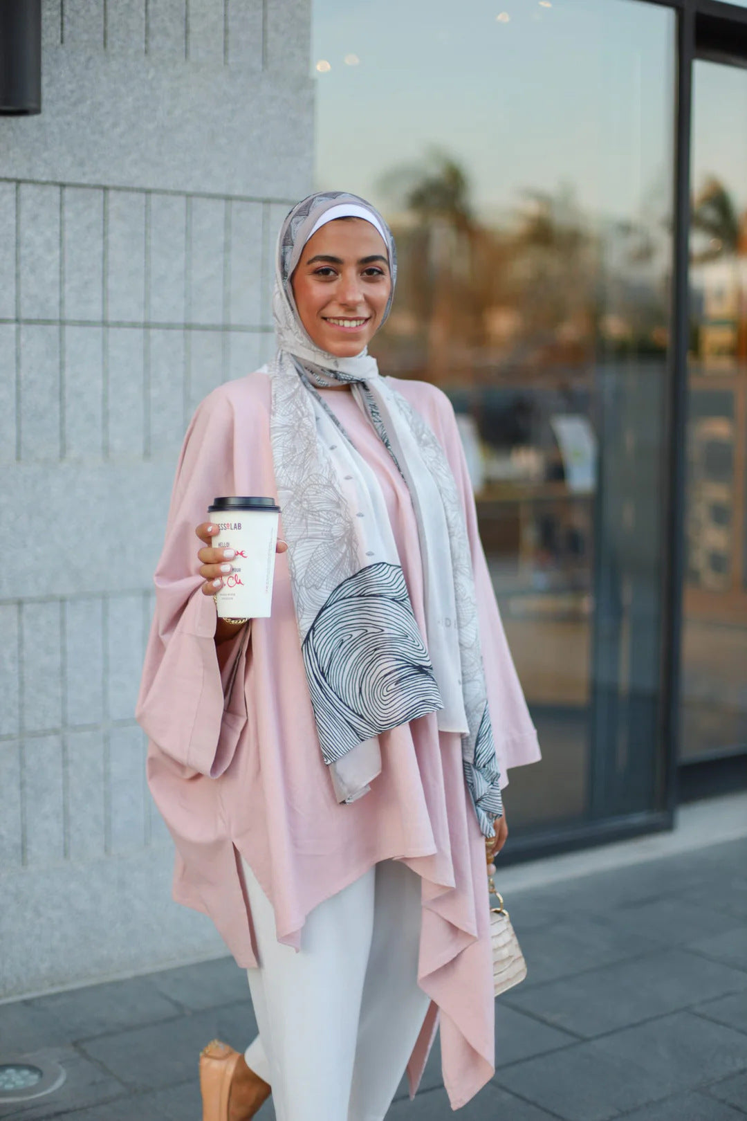 Satin Printed Head Wrap Scarf Elegant Shawl