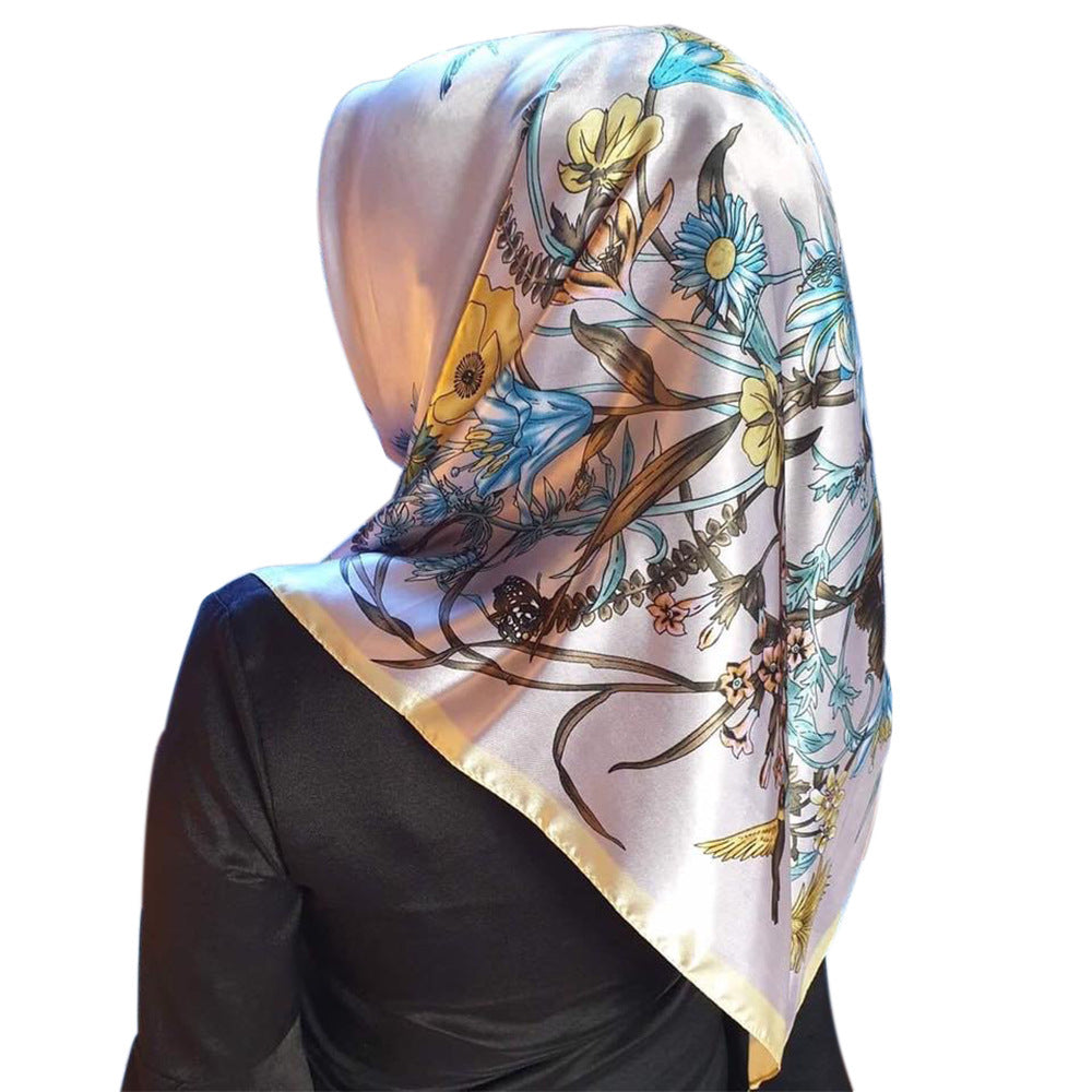 Big Square Fashion Simulation Silk Scarf Women