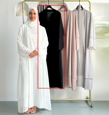 Breathable Cardigan Robe Dress Dubai Style