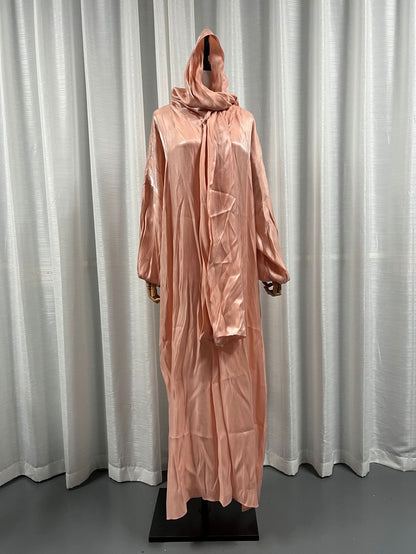 Middle East Robe with Headscarf Dubai Women Set