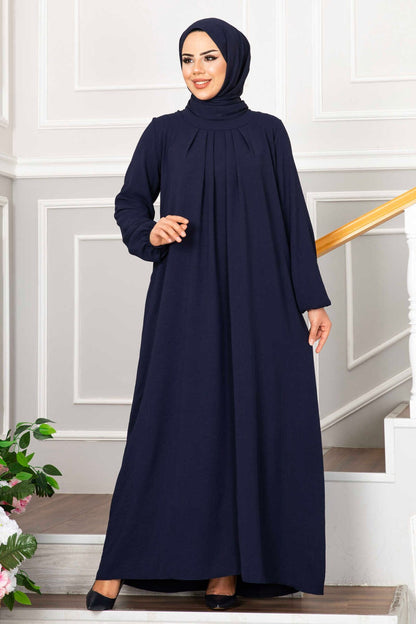 Wrinkle Style Modest Women Dress Dubai