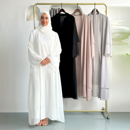 Breathable Cardigan Robe Dress Dubai Style