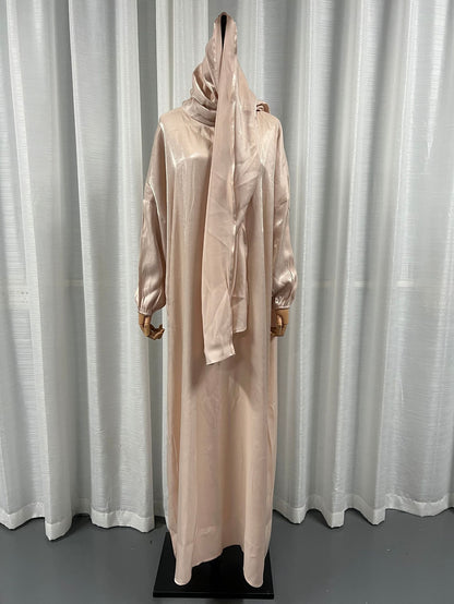 Middle East Robe with Headscarf Dubai Women Set