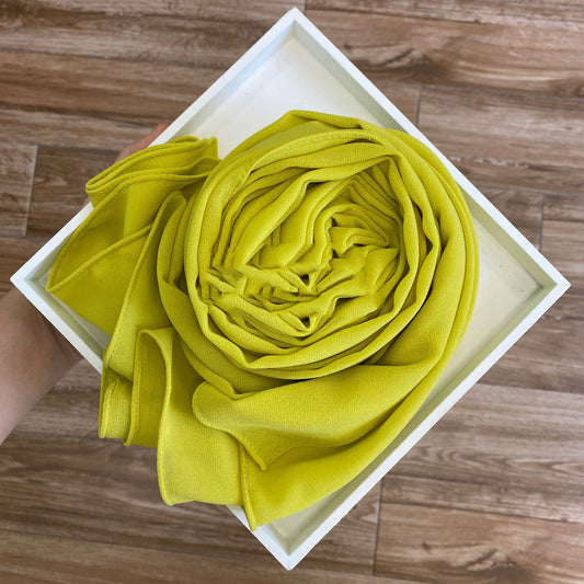 Solid Pearl Chiffon Women’s Fashion Scarf