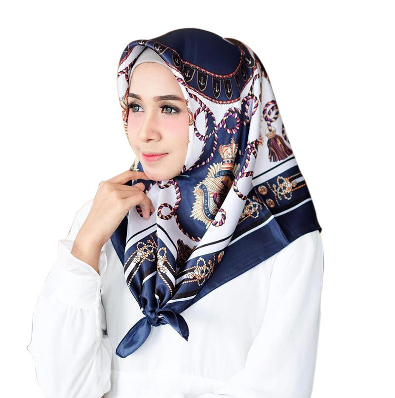 Big Square Fashion Simulation Silk Scarf Women
