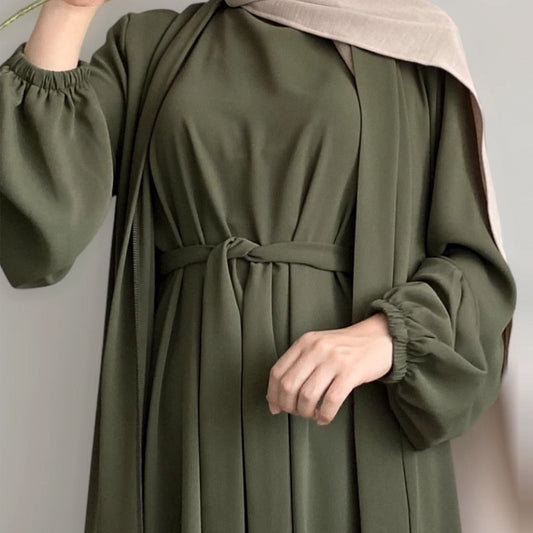 Solid Color Two-Piece Suit Dubai Turkey
